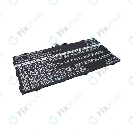 Batterie für Samsung Galaxy Tab S 10.5, 7900mAh, Li-Pol, 3.8V, EB-BT800FBC, HQ
