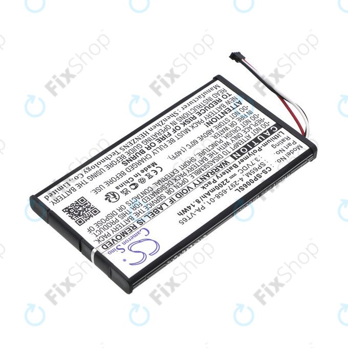 Akku batterie für Sony PS Vita, 2200mAh, Li-Pol, 3.7V, SP65M, HQ