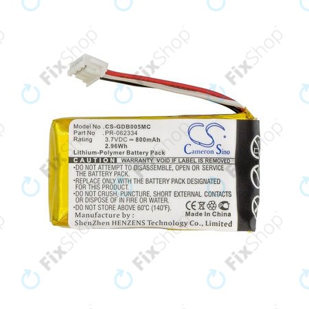 Akku batterie für GoPro Hero +, 800mAh, Li-Polymer, 3.7V, PR-062334, HQ