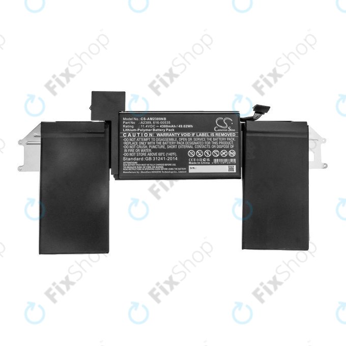 Apple MacBook Air 13" A2337 (2020) - Akku Batterie A2389 4300mAh HQ