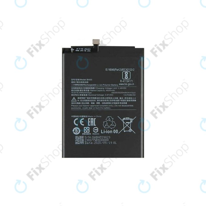 Xiaomi Redmi Note 9S - Akku Batterie BN55 5020mAh