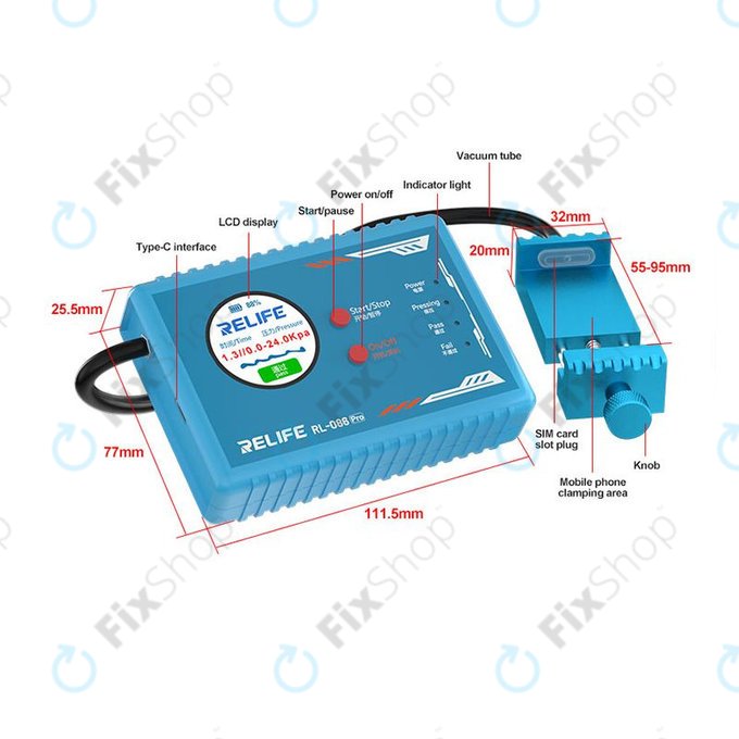 Intelligenter Luftdichtheitsdetektor für Mobiltelefone RELIFE RL-086 Pro