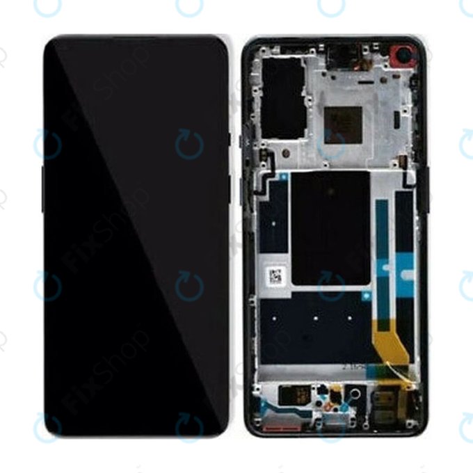 OnePlus 9 - LCD Display + Touchscreen Front Glas + Rahmen (Astral Black) OLED
