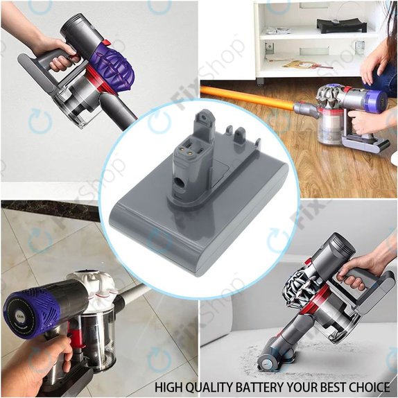 Akku batterie für Dyson DC31, DC34, DC35, DC44, DC45, DC56, 1500mAh, Li-Ion, 22.2V, 965557-03, HQ