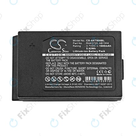 Akku batterie für Akerstroms Mercury 8B, Jupiter, Era 150J, 1600mAh, Li-Ion, 3.7V, RAK3720, HQ