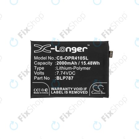 Oppo Reno 4 Pro CPH2109 - Akku Batterie BLP787 2000mAh HQ