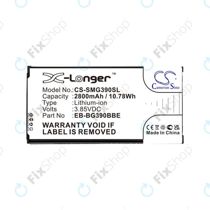Batterie für Samsung Galaxy Xcover 4, 4S, 2800mAh, Li-Ion, 3.85V, EB-BG390BBE, HQ