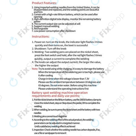 Docreate HPSW 5000W - Mini Punktschweißmaschine Bausatz (4000mAh)