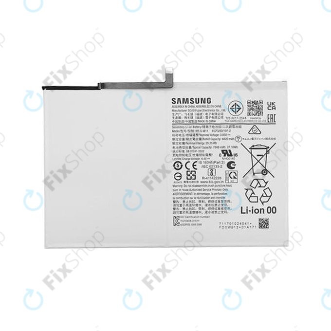 Samsung Galaxy Tab A9+ 11 X210, X216B - Akku Batterie WT-S-W11 7040mAh - GH81-24467A Genuine Service Pack
