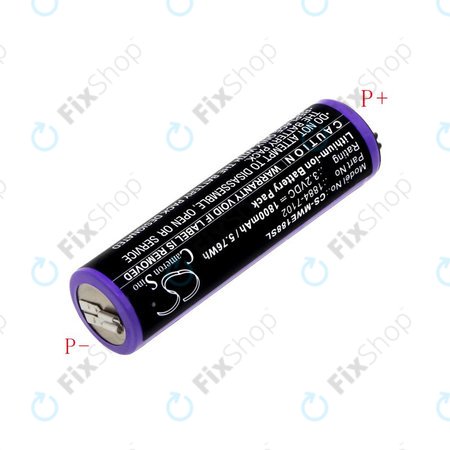 Akku batterie für Moser Ermila 1884, 1885, Wahl 1884 LI+PRO, Wahl Ermila 1884, 1885, 1800mAh, LiFePO4, 3.2V, -, HQ