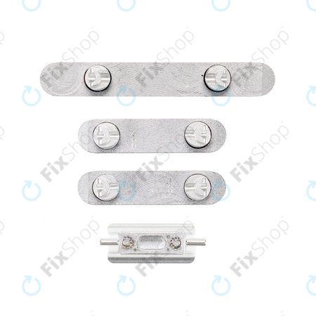 Apple iPhone XS - Einschalt- Silent Mode und Lautstärke Tasten (Silver)