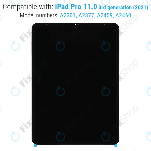 LCD-Display für iPad Pro 11.0" (3rd Gen 2021, 4th Gen 2022), Touchscreen-Glas ohne Rahmen, Refurbished