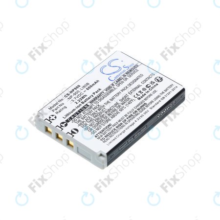 Batterie für Agfa, Aosta, Avant, Benq, Minolta, Olympus, Polaroid, 600mAh, Li-Ion, 3.7V, Li-80B, HQ