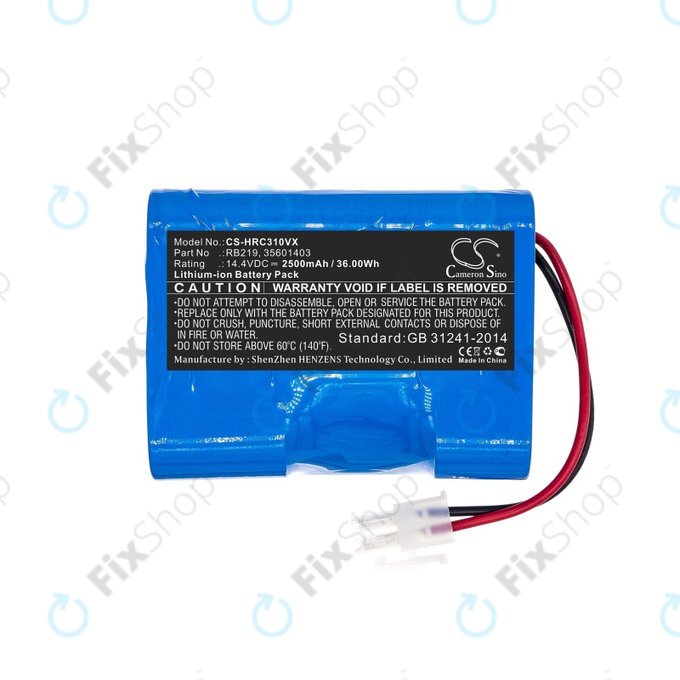 Hoover RBC-series - Akku Batterie RB219, 35601403 Li-Ion 14.4V 2500mAh HQ