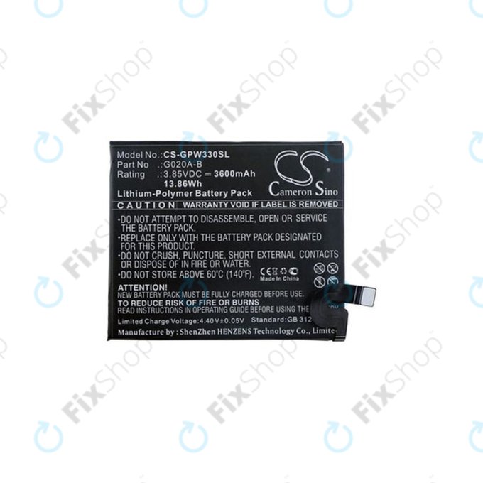 Google Pixel 3a XL - Akku Batterie G020A-B 3600mAh HQ