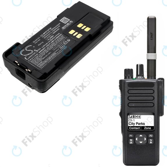 Batterie für Motorola Dp2600e, Dp4000, P8608, Xpr3000, Xpr7350, 2200mAh, Li-Ion, 7.4V, PMNN4409, HQ