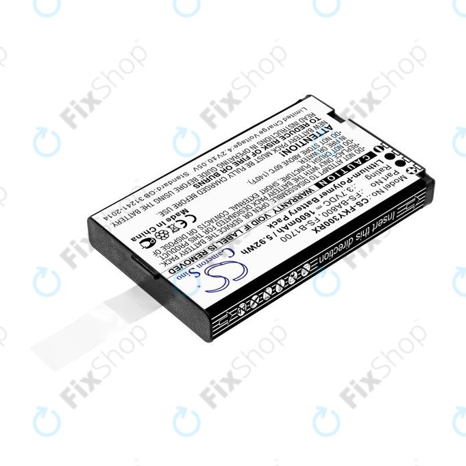 Akku batterie für Flysky FA605, FS-GT2B, FS-I10, 1600mAh, Li-Pol, 3.7V, FS-BA800, HQ