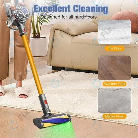 Dyson V12 - Bodendüse mit LED-Grünlicht