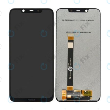 Nokia 8.1 (Nokia X7) - LCD Display + Touchscreen Front Glas TFT