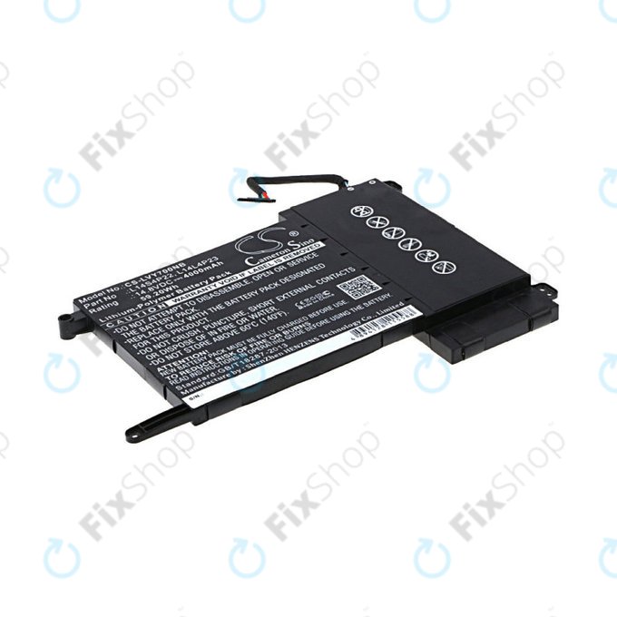 Batterie für Lenovo Eraser Y700, IdeaPad Y700, 4000mAh, Li-Pol, 14.8V, L14S4P22, HQ
