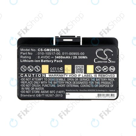 Batterie für Garmin GPSMAP, 3400mAh, Li-Ion, 8.4V, 010-10517-00, HQ