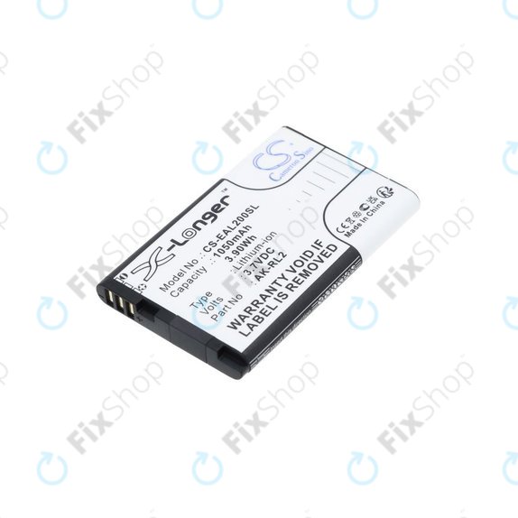 Akku batterie für Emporia Essence Plus, Talk comfort, V20, 1050mAh, Li-Ion, 3.7V, AK-RL2, HQ