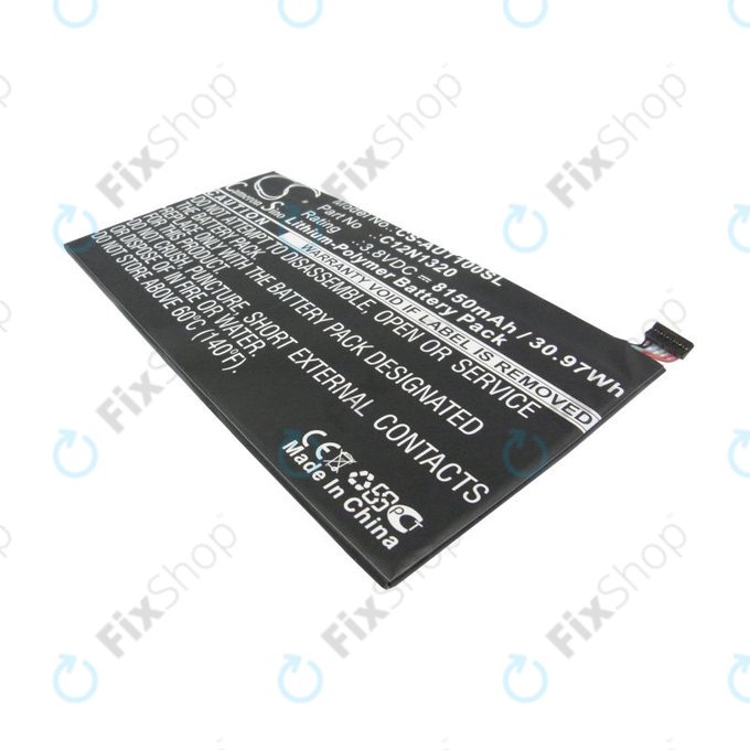 Akku batterie für Asus Transformer Book T100, 8150mAh, Li-Pol, 3.8V, C12N1320, HQ