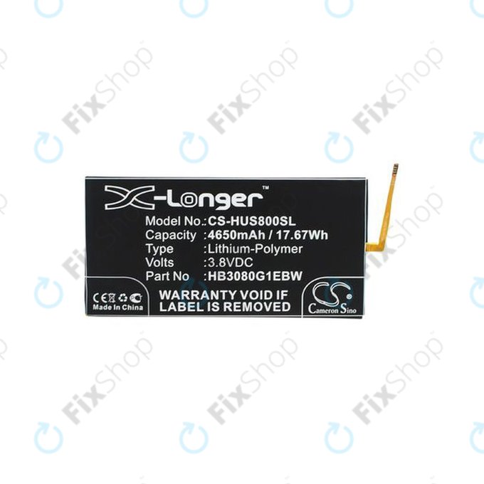 Huawei EE Eagle, MediaPad T1 8.0, T1 10 - Akku Batterie HB3080G1EBW, HB3080G1EBC 4650mAh HQ