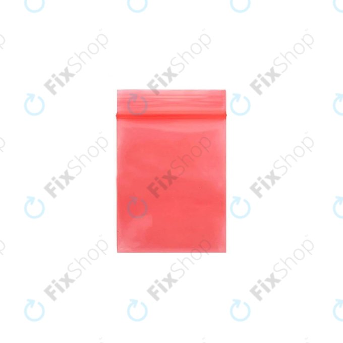 ESD-antistatisch Druckverschlussbeutel (Red) - 12x17cm 100Stk.
