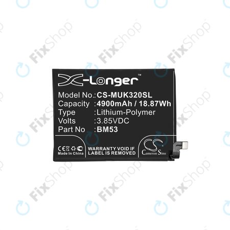 Xiaomi Mi 10T 5G, Mi 10T Pro 5G - Akku Batterie BM53 4900mAh HQ