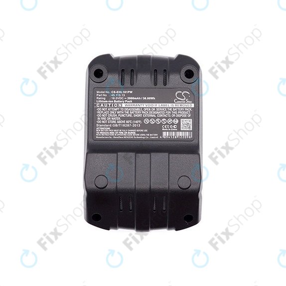 Batterie für Einhell RT-CD 18/1 Li, 2000mAh, Li-Ion, 18V, 45.113.13, HQ
