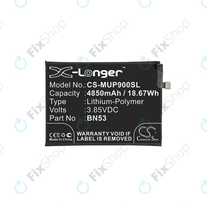 Xiaomi Redmi Note 9 Pro - Akku Batterie BN53 4850mAh HQ