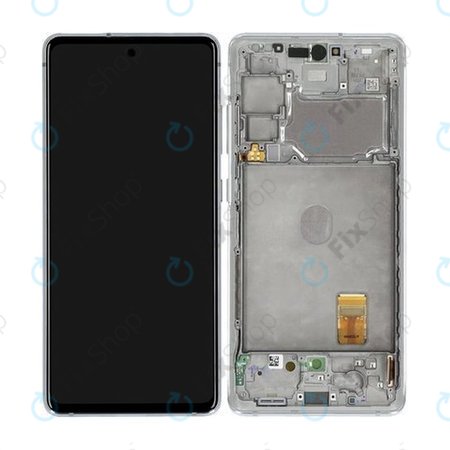 Samsung Galaxy S20 FE 5G G781B - LCD Display + Touchscreen Front Glas + Rahmen (Cloud White) - GH82-24214B, GH82-24215B, GH82-24215B, GH82-31320B Genuine Service Pack