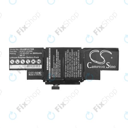 Apple MacBook Pro 15" A1398 (Mid 2012 - Early 2013) - Akku Batterie A1417 8600mAh HQ