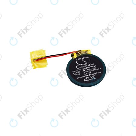 Batterie für Garmin Approach S1, S3, S4, Forerunner 110, 210, S1, 200mAh, Li-Ion, 3.7V, 361-00047-00, HQ