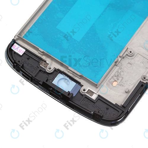 LG Nexus 4 E960 - LCD Display + Touchscreen Front Glas + Rahmen (Black) TFT