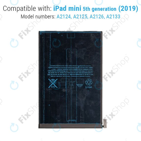 Akku Batterie für iPad Mini 5, 5124mAh