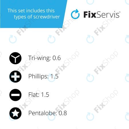FixPremium - Kompletter Werkzeugsatz für die Handy-Montage 11in1