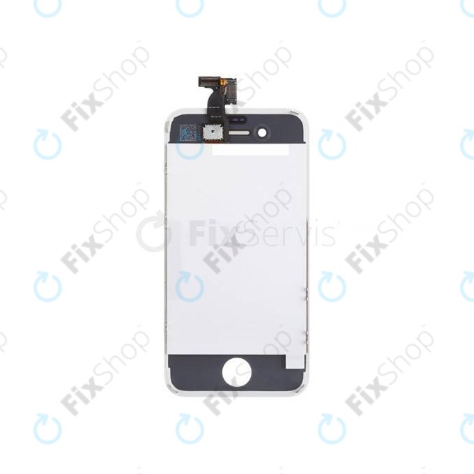 Apple iPhone 4 - LCD Display + Touchscreen Front Glas + Rahmen (White) TFT