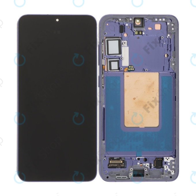 Samsung Galaxy S24 Plus S926B - LCD Display + Touchscreen Front Glas + Rahmen (Cobalt Violet) OLED