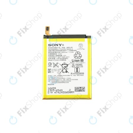 Sony Xperia XZ F8331 - Akku Batterie LIS1632ERPC 2900mAh - 1305-6549 Genuine Service Pack