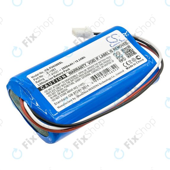 Akku batterie für Televes H30FLEX, 2600mAh, Li-Ion, 7.4V, E-1982, HQ