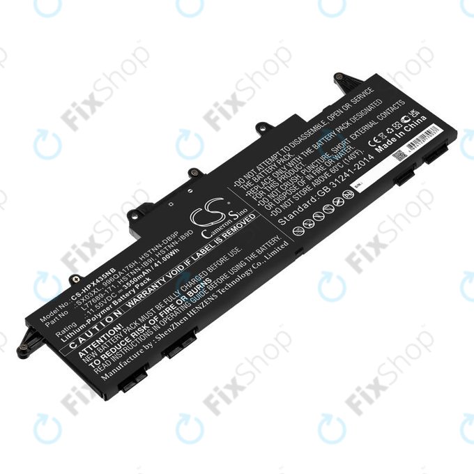 Akku batterie für HP ProBook x360 435 G7, 3550mAh, Li-Pol, 11.55V, SX03XL, HQ
