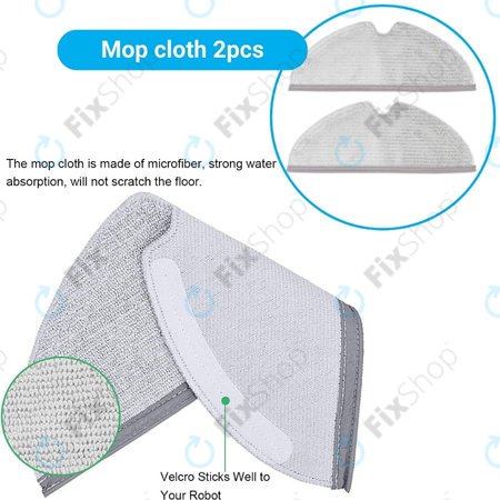 Xiaomi Roborock Q7, Q7+, Q7 Max, Q7 Max+, T8 - Standard-Set (Weiß)