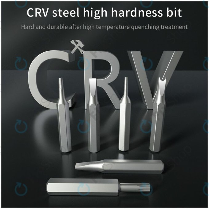 Kingsdun - Professionelles Schraubendreher-Set für iPhone 117in1