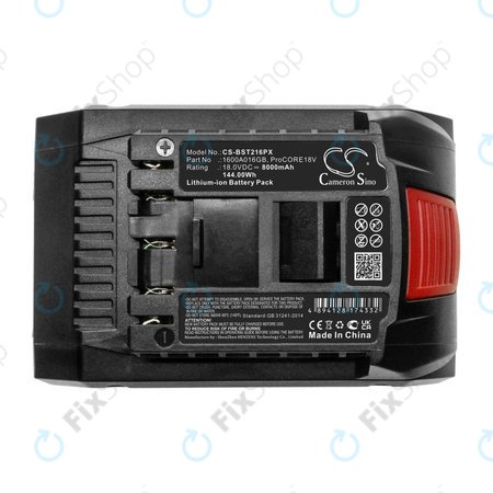 Akku batterie für Bosch Gbh, Gcv, Gks, Gts 18V, 8000mAh, Li-Ion, 18V, ProCORE18V, HQ