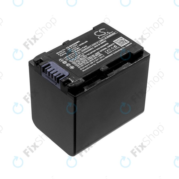 Batterie für Sony Fdr-Ax33, Sony Fdr-Ax40, Sony Fdr-Ax45, Sony Fdr-Ax, 2050mAh, Li-Ion, 7.3V, NP-FV50A, HQ
