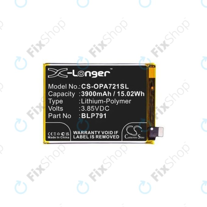 Oppo A72, A73 4G CPH2099 - Akku Batterie BLP791 3900mAh HQ