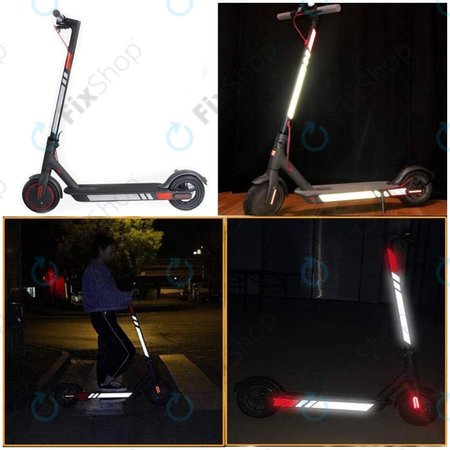 Xiaomi Mi Electric Scooter 1S, 2 M365, Essential, Pro, Pro 2 - Reflexaufkleber (B)