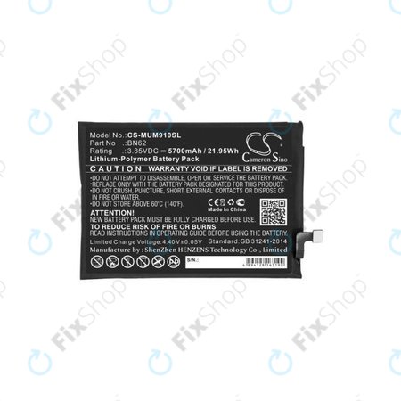 Xiaomi Redmi 9T - Akku Batterie BN62 5700mAh HQ